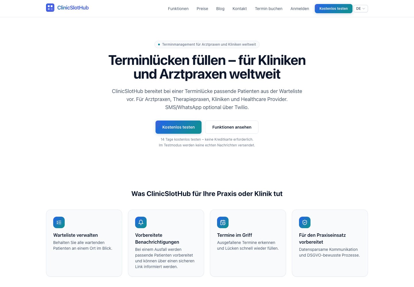 Homepage DE
